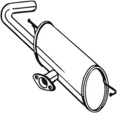 BOSAL 219-013 — Задний глушитель