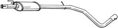 BOSAL 286-115 — Tobă de eșapament intermediară