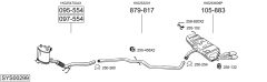 BOSAL SYS00299 — Sistem de evacuare complet