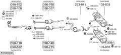 BOSAL SYS00300 — Sistem de evacuare complet
