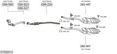 BOSAL SYS00513 — Выхлопная система в сборе