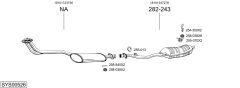 BOSAL SYS00526 — Выхлопная система в сборе