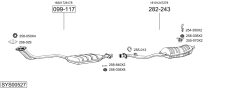 BOSAL SYS00527 — Выхлопная система в сборе