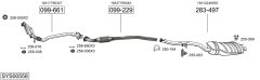 BOSAL SYS00558 — Выхлопная система в сборе