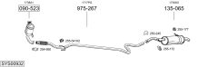 BOSAL SYS00932 — Выхлопная система в сборе