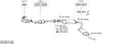 BOSAL SYS01129 — Sistem de evacuare complet