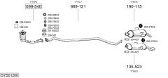 BOSAL SYS01200 — Выхлопная система в сборе