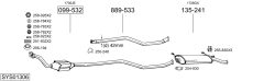 BOSAL SYS01306 — Sistem de evacuare complet