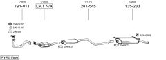 BOSAL SYS01309 — Sistem de evacuare complet