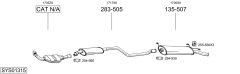 BOSAL SYS01315 — Sistem de evacuare complet