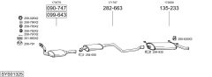 BOSAL SYS01325 — Sistem de evacuare complet