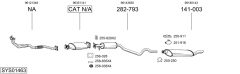 BOSAL SYS01463 — Sistem de evacuare complet