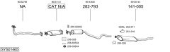 BOSAL SYS01465 — Sistem de evacuare complet