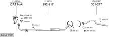 BOSAL SYS01487 — Sistem de evacuare complet