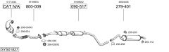 BOSAL SYS01827 — Выхлопная система в сборе
