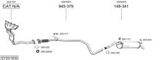 BOSAL SYS01830 — Выхлопная система в сборе