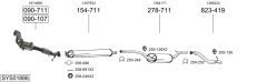 BOSAL SYS01886 — Sistem de evacuare complet