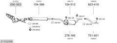 BOSAL SYS02086 — Sistem de evacuare complet