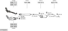 BOSAL SYS02091 — Sistem de evacuare complet