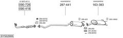 BOSAL SYS02906 — Sistem de evacuare complet
