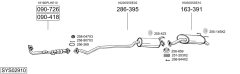 BOSAL SYS02910 — Sistem de evacuare complet