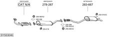 BOSAL SYS03046 — Sistem de evacuare complet
