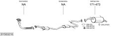 BOSAL SYS03216 — Sistem de evacuare complet