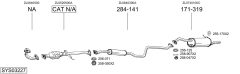 BOSAL SYS03227 — Выхлопная система в сборе