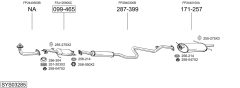 BOSAL SYS03285 — Sistem de evacuare complet