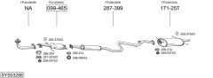 BOSAL SYS03288 — Sistem de evacuare complet