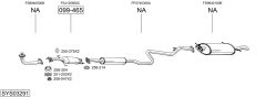 BOSAL SYS03291 — Sistem de evacuare complet