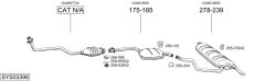 BOSAL SYS03396 — Sistem de evacuare complet