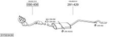 BOSAL SYS03439 — Sistem de evacuare complet