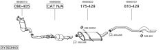 BOSAL SYS03445 — Sistem de evacuare complet