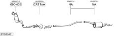 BOSAL SYS03461 — Sistem de evacuare complet