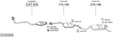BOSAL SYS03528 — Выхлопная система в сборе