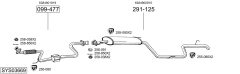 BOSAL SYS03669 — Sistem de evacuare complet