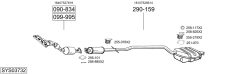 BOSAL SYS03732 — Sistem de evacuare complet