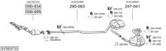 BOSAL SYS03733 — Sistem de evacuare complet