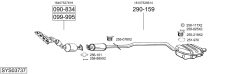 BOSAL SYS03737 — Sistem de evacuare complet