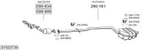 BOSAL SYS03739 — Sistem de evacuare complet