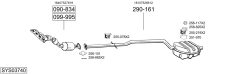 BOSAL SYS03740 — Sistem de evacuare complet