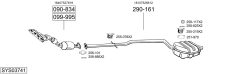 BOSAL SYS03741 — Sistem de evacuare complet