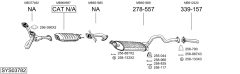 BOSAL SYS03782 — Sistem de evacuare complet