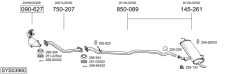 BOSAL SYS03960 — Sistem de evacuare complet