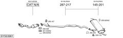 BOSAL SYS03961 — Sistem de evacuare complet