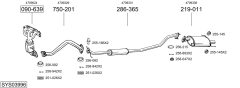 BOSAL SYS03996 — Sistem de evacuare complet