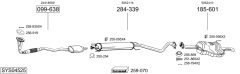 BOSAL SYS04525 — Выхлопная система в сборе