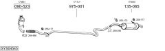 BOSAL SYS04545 — Sistem de evacuare complet