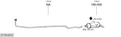 BOSAL SYS04553 — Sistem de evacuare complet
